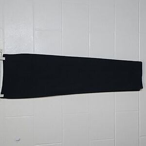 Yves St Clair Vintage Sueded Stretch Pleated Straight Leg Trouser Pants Black 10